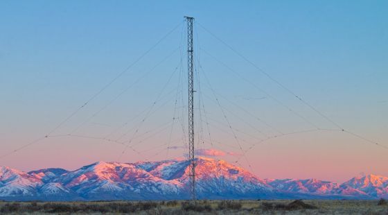 The Omnidirectional log periodic antenna at the Northern Utah WebSDR