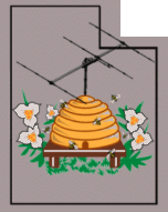 Northern Utah WebSDR Logo - A skep with a Yagi