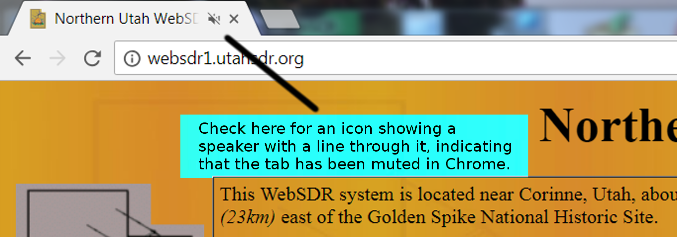 Location of audio muting in tab while using Chrome